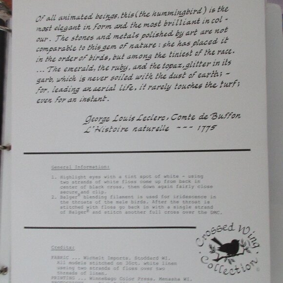 Crossed Wing Collection FEATHERED GEMS No. 4 - Picture 2 of 3